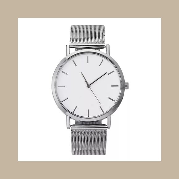 Donna Orologio Accessories - Orologio SILVER Women's Designer Stainless Watch